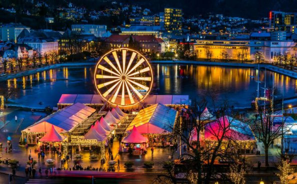 ADVENT V NORSKU, Oslo, zimní fjordy a Bergen