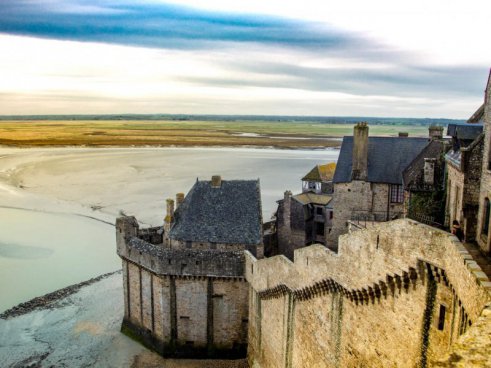 Normandie + opatství Mont Saint-Michel